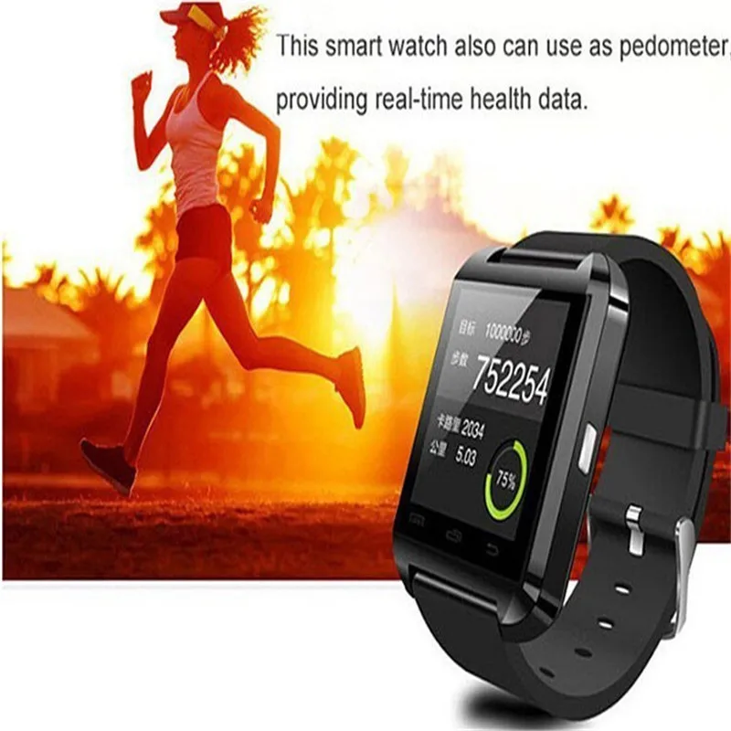 U8 сенсорный экран Bluetooth Смарт часы с камерой Bluetooth наручные часы для Android IOS Телефон PK DZ09 A1 Q18 T8