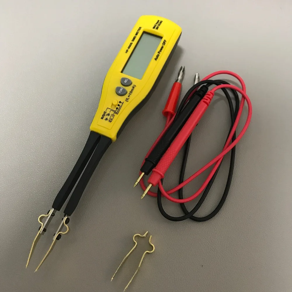 HP-990B digital multimeter resistor capacitance SMD tester meter multimeter smart tweezer multimeter tester multimeter digital multimeter multimeter tester mini tweezer tester tweezer tester