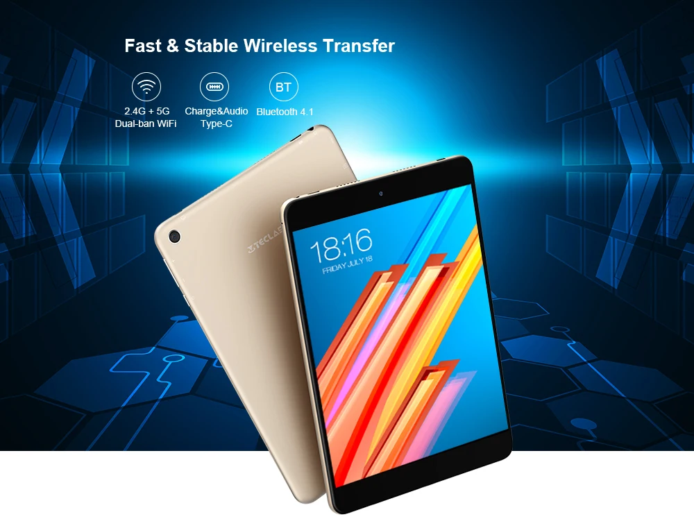 Teclast M89 Pro планшет MTK Helio X27(MT6797) десять ядер 3 ГБ 32 ГБ 7,9 дюйма 2048 × 1536 тип-c 2,4G+ 5G двухдиапазонный WiFi металлический планшетный ПК