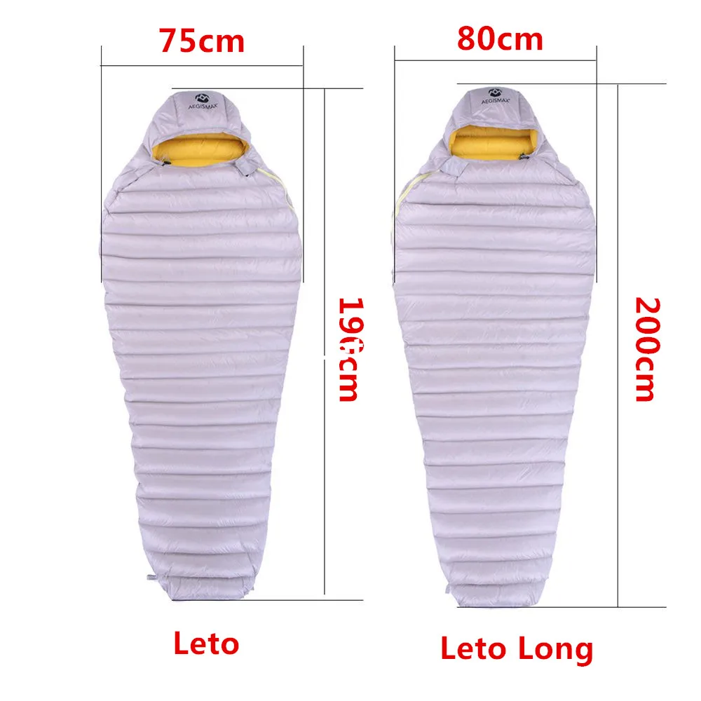 Skup AEGISMAX Outdoor Camp Ultra suchy biały puch gęsi śpiwór 700FP mumia typ śpiwór wodoodporny w dół