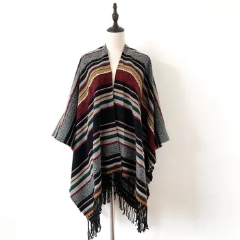 

2019 Women Pashmina Winter Cashmere Scarves For Ladies Neck Warm Poncho Long Shawl Waps Bandana Foulard Blanket