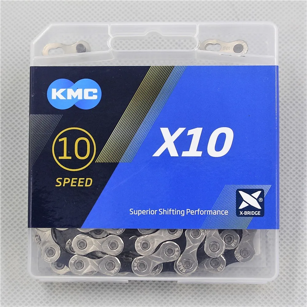 Новая велосипедная цепь KMC X8, X9, X10, X11, X12, велосипедная цепь, 11 скоростей, Шоссейная, MTB, шатун Shimano/SRAM 8, 9, 10, 11, 12s переключатель, 116L