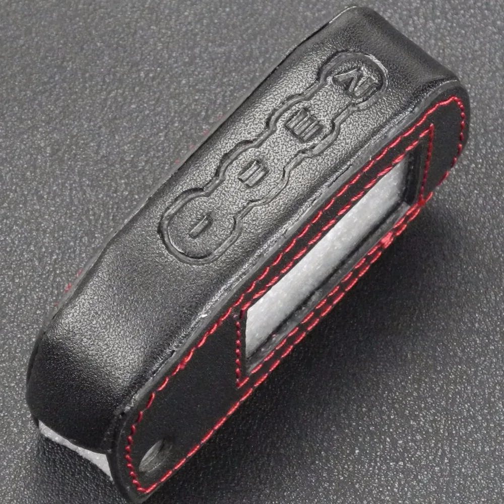 Jingyuqin кожаный чехол с сигнализацией, чехол-брелок Scher-Khan Magicar 6/5 M5 M6, Складной автомобильный флип-пульт дистанционного управления, 4 кнопки