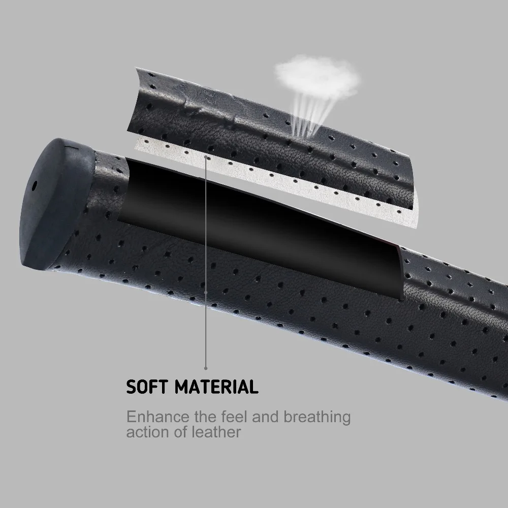 Высококачественная овечья кожа, черная клюшка для гольфа среднего размера, клюшка ручной работы, Клубная ручка с мягким комфортным материалом