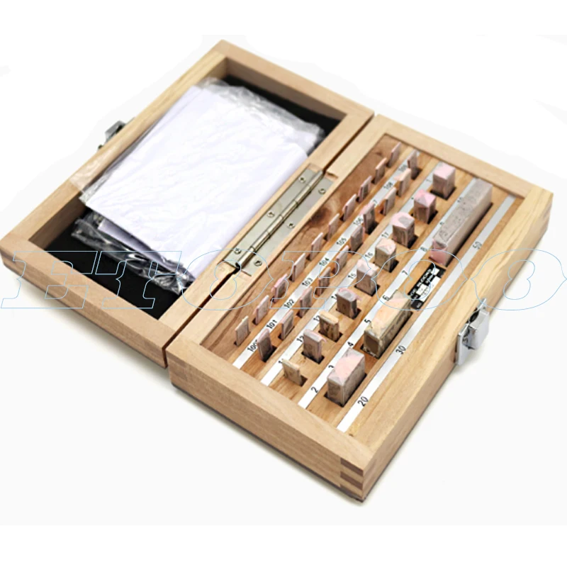 

Block Gauge 32Pcs/Set 1 grade 0 grade Caliper Block gauge Inspection Block Gauge Measurement Instruments