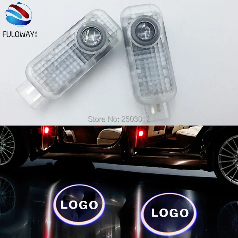 

2 X LED Car Door Courtesy Laser Projector Logo Ghost Shadow Light For Audi Sline A8 A7 A5 A6 A4 A3 A1 R8 TT Q7 Q5 Q3 C6 B5