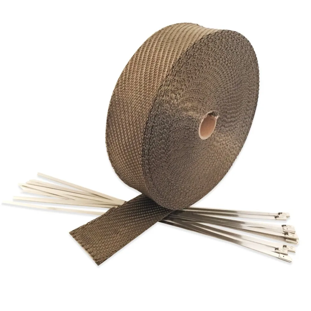 10m Exhaust Turbo Manifold Header Heat Wrap Front Pipe Turbo Insulating