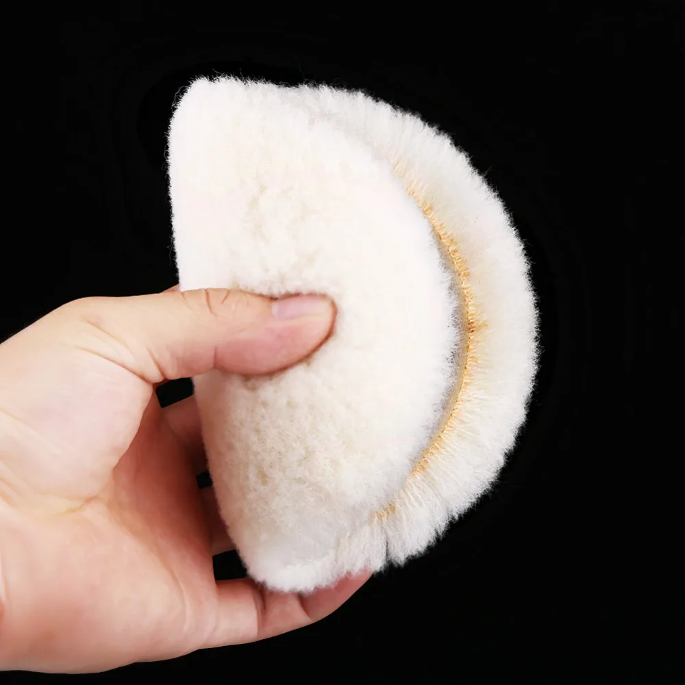 

1Pc Auto Car Wool Buffing Pad Wool Polishing Buffing Waxing Pad For Car Polisher Buffer 3" 4" 5" 6" 7"