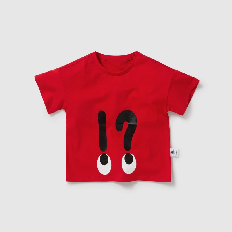 Mini balabala/футболка с короткими рукавами для маленьких мальчиков; детская одежда; Новинка года; летняя детская хлопковая дышащая футболка; тонкие футболки - Цвет: red