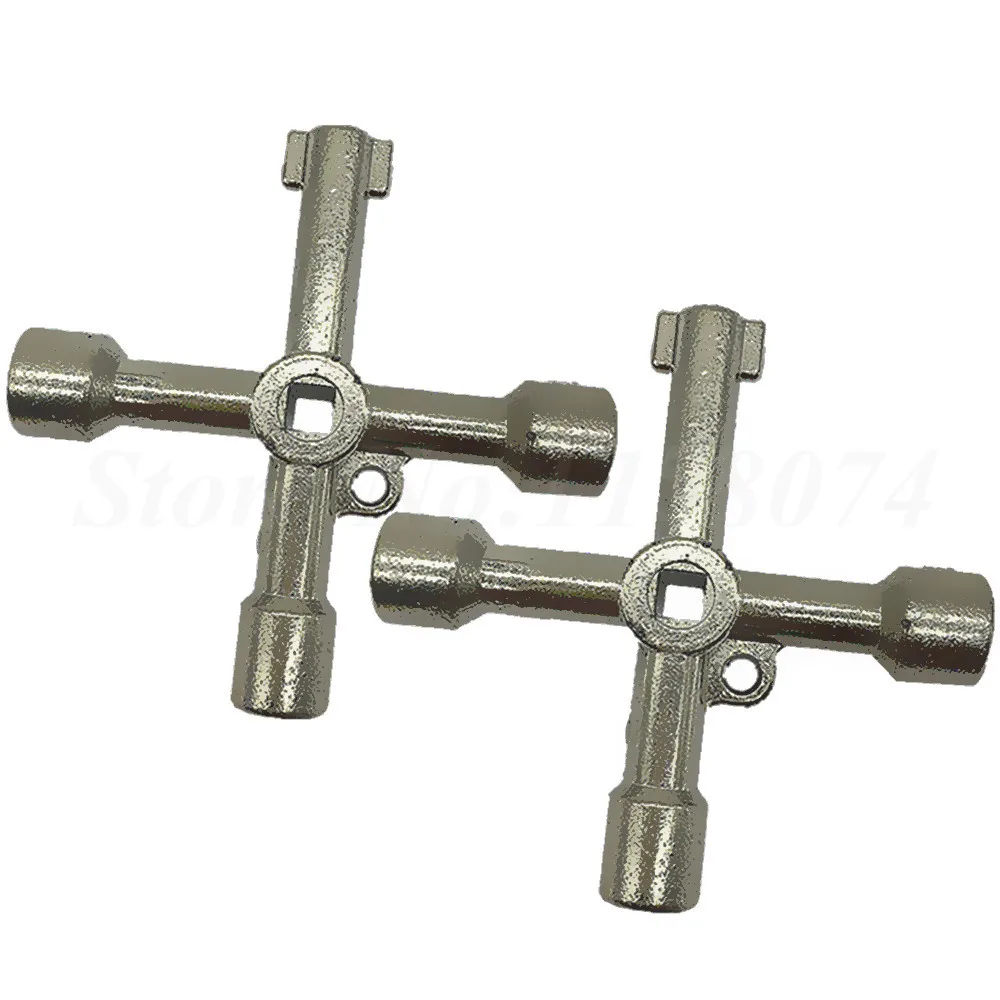 2027Day Delivery 2pcs 4 Way Metal Utility Key Gas Electric Meter