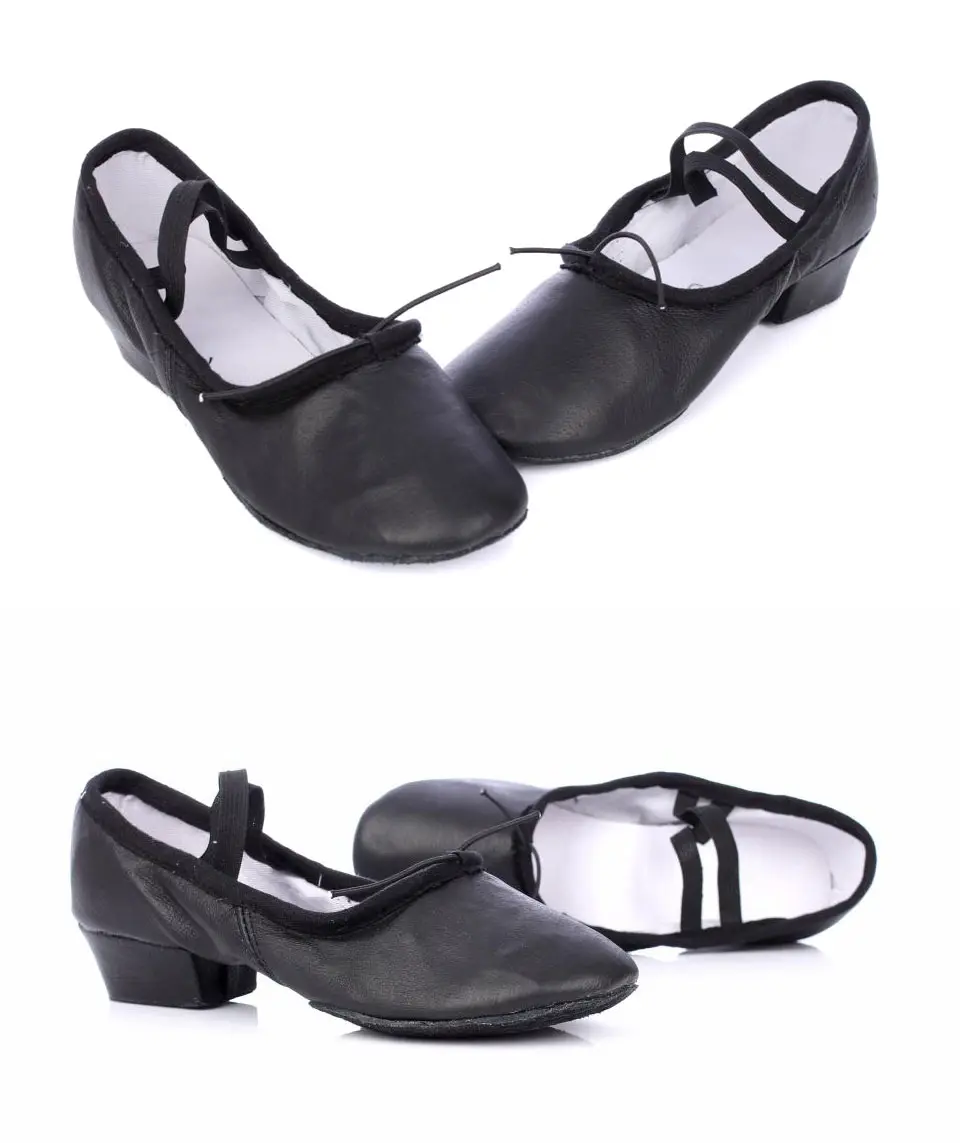 Танцевальная обувь для балета; женская кожаная парусиновая обувь в стиле джаз с мягкой подошвой; Современная танцевальная обувь; женская обувь для йоги и фитнеса на плоской подошве; детская бальная обувь