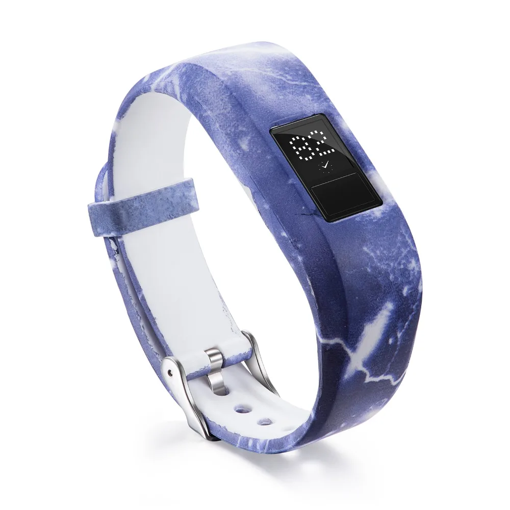 Красочный силиконовый браслет сменный ремешок на запястье для Garmin VivoFit JR ребенок часы ремешок для Garmin Vivofit JR2 умный Браслет