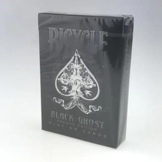 

New Ellusionist Black Ghost Deck Bicycle Second Edition Playing Cards Magic Tricks Magic Poker Card Magic Toys