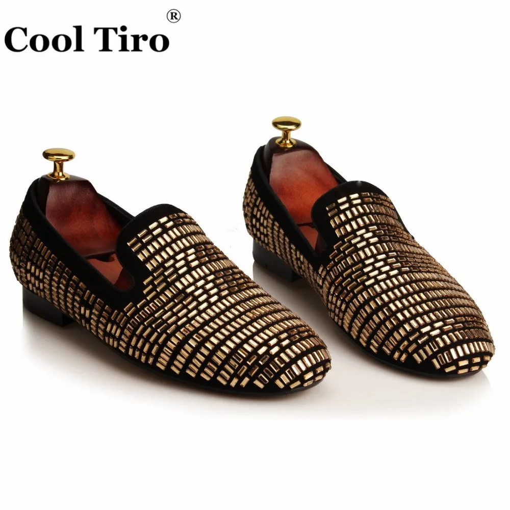 Gold Crystal Slippers shoes (3)