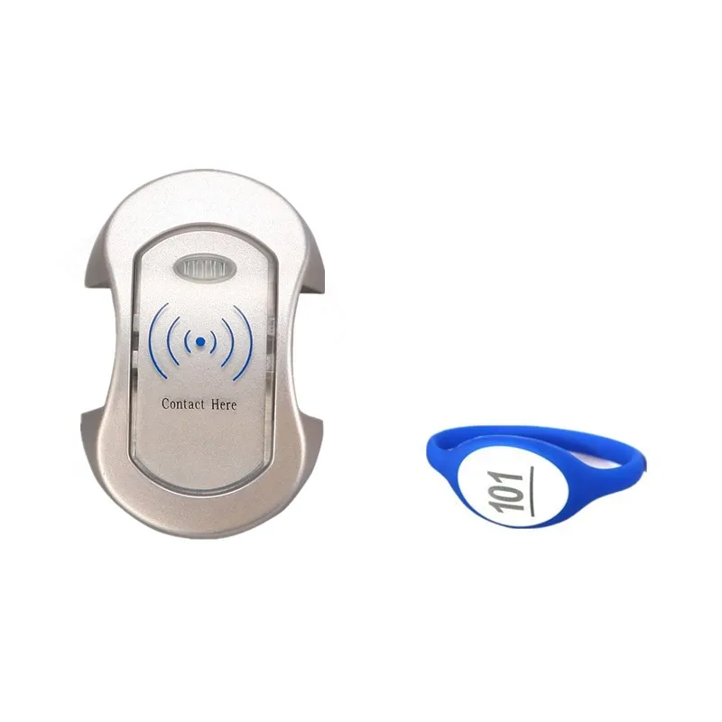 Электронный замок двери шкафа Card Reader локера главного ключа Управление для шкафчика - Цвет: Матовый никель