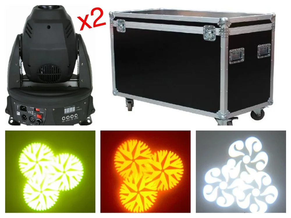 

4pcs/Lot+flightcase, RGB 30W / 60W LED Moving Head Spot Light stage DMX gobo effect lighting