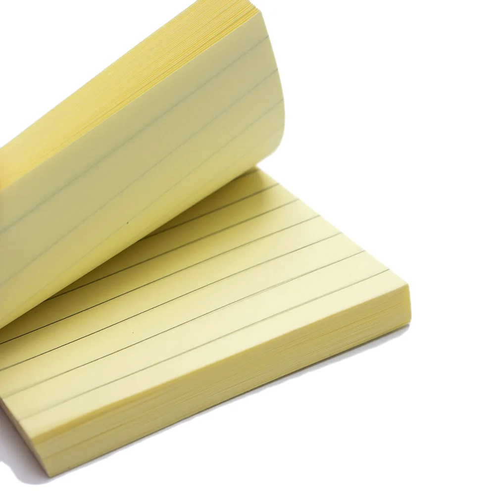 Офисные канцелярские принадлежности Липкие заметки квадратный Одноцветный блокнот 80 страниц стикер маркер Закладка бумага