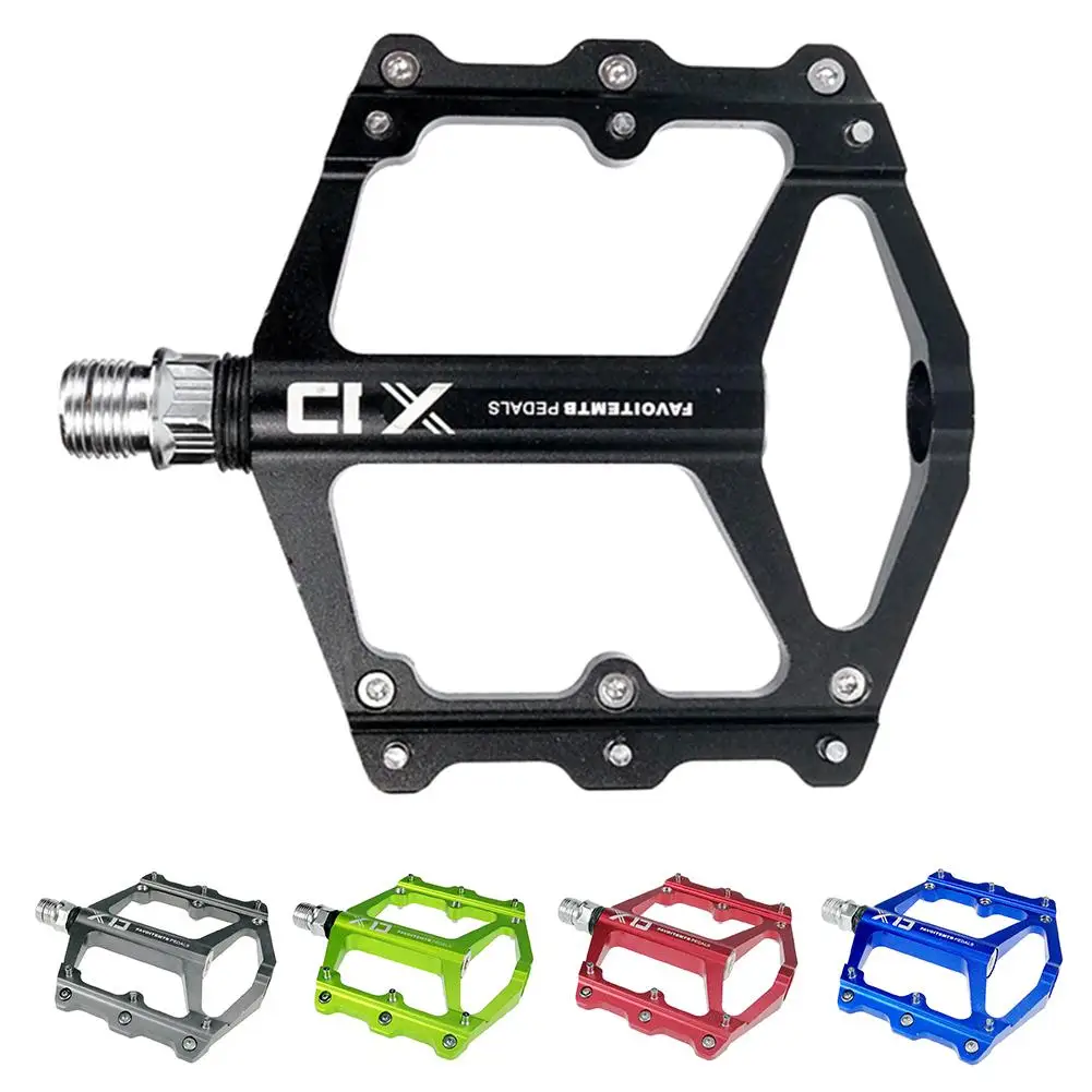 Aluminum Road MTB Mountain XC Bike Pedal Bearing Flat-Platform Pedals Green