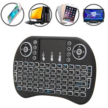 NEW Mini 2.4G 3 Color Backlit Wireless Touchpad Keyboard Air Mouse For PC Pad Android TV Box/X360/PS345 C26 C26