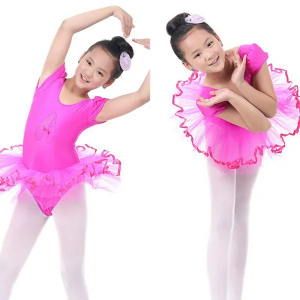 

Baby Brief Solid Girls Kids Candy Color Tutu Dress Dance Costumes Ballet Dancewear