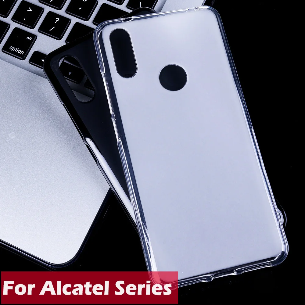 

JONSNOW Soft Case for Alcatel 5V 5060D Pudding Anti Skid Silicone for Alcatel 3 5052D 3X 5058A Phone Cover Capa Fundas
