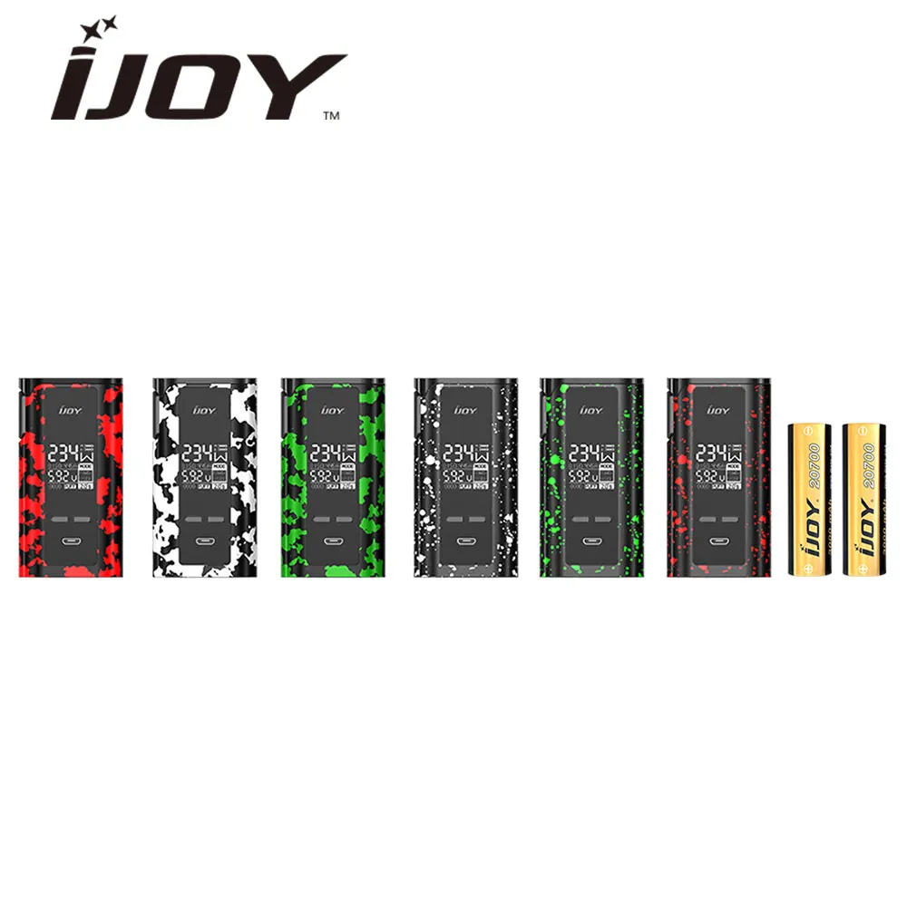 

Original IJOY Captain PD270 New Mod Dual 20700/18650 Battery IJOY Captain 234w New Box Mod Electronic Cigarettes Vaporizer Vape