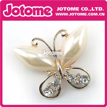 

Fashion Rhinestone Crystal Butterfly Brooch Free shipping