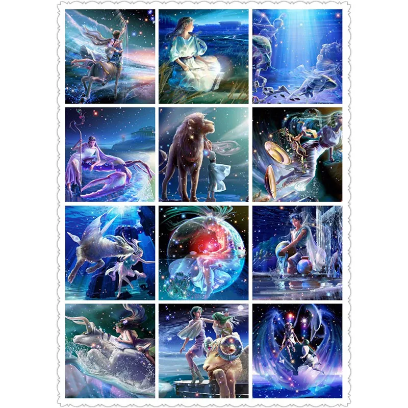 

Full Diamond Embroidery DIY Diamond Painting Cartoon Portrait Characters Cross Stitch 3D Diamond Mosaic Painting Home decor KBL