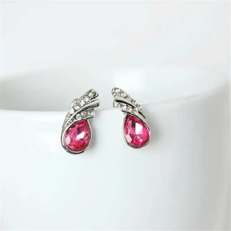 Женские разноцветные Серьги с кристаллами капель воды 4ED206|colorful earrings|earrings earringearring