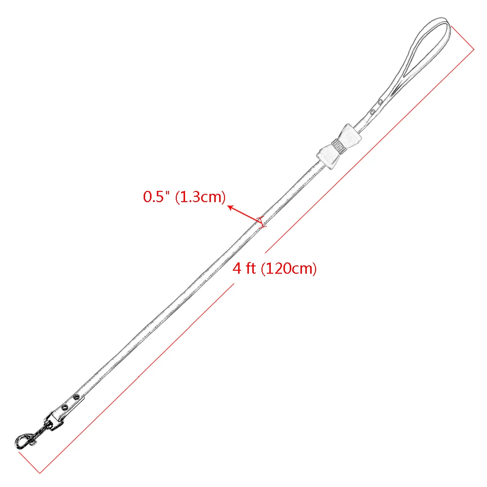 Seude кожаный поводок для собак веревка для маленьких и средних собак поводок для прогулок ремень бантик со сверкающими стразами аксессуары для животных принадлежности розовый