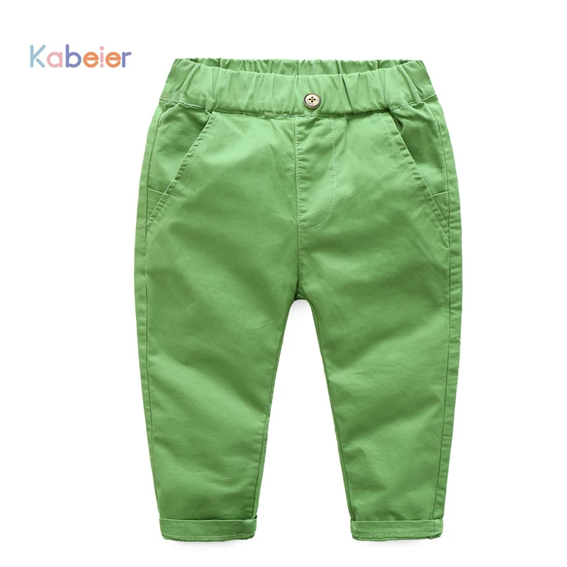 kabeier baby sweat pants boys costume 2017 pencil pants child brown