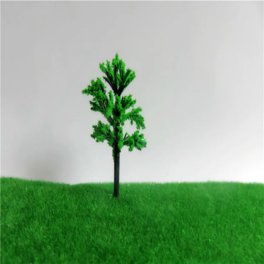 new architecture 3d scale artificial plastic model  green tree  layout138