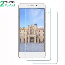 2Pcs Tempered Glass For Xiaomi Redmi 4A 4X Screen 