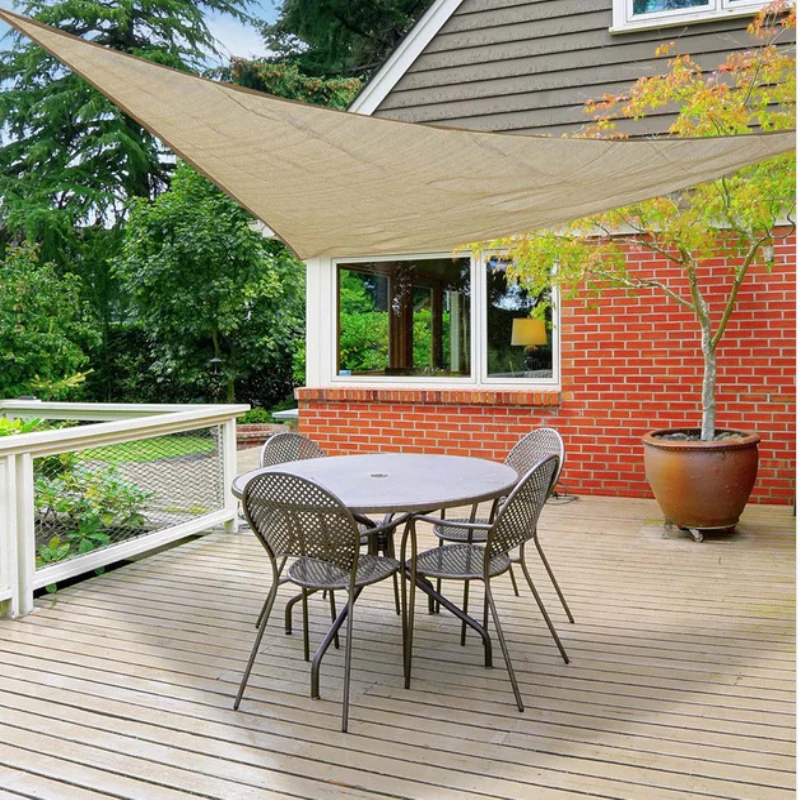 

NEW Waterproof Sun Shelter Triangle Sunshade Protection Outdoor Canopy Garden Patio Pool Shade Sail Awning Camping Picnic Tent