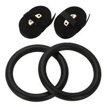 ABS гимнастические кольца для тренажерного зала гимнастические кольца с ремешками пряжки Кроссфит Сила Тренировки Pull Up Dips-Top