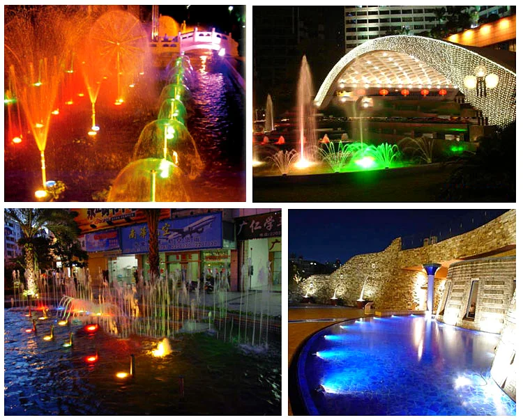 submersible pool lights High Quality Waterproof 10W RGB LED DC 12V Outdoor 16 Color Changing Flood Spot light Lamp Garden swimming pool lights underwater