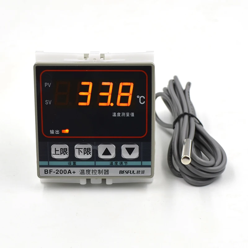 

BF-200A+Intelligent Temperature Controller Upper and Lower Limit Temperature Controller Digital Display Temperature Regulat