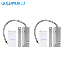 GoldWorld металлическая гаражная дверь открытый детектор, беспроводной 433 МГц, который может установить его в вашем гараже