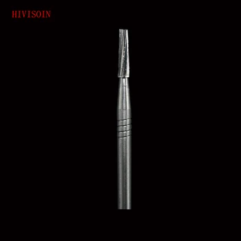 

12pcs/lot HP Dental Carbide Bur Taper Flat End Cross - Cut (Long) for High Speed Handpiece, Dental Clinic lab material