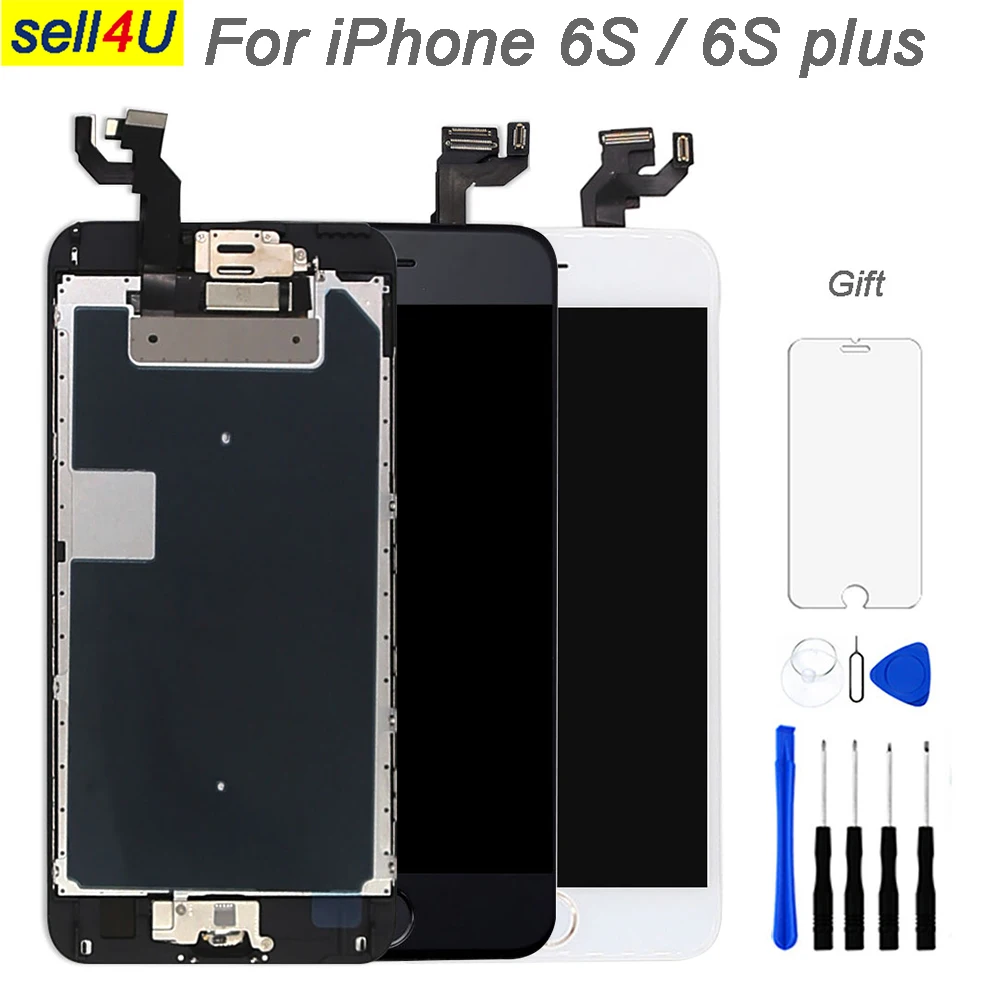 

Full parts screen For iPhone 6S 6S plus LCD Display ,Touch Screen Digitizer Replacement ,with front camera speaker home button