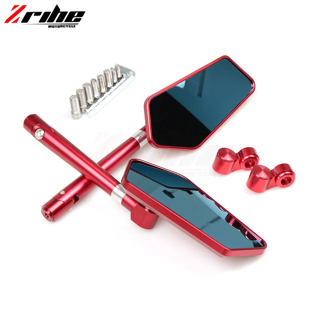 

for Universal CNC Aluminum Motorcycle Rearview Side Mirror Set For Triumph SPEED TRIPLE DAYTONA 955i 1997-2003 SPEED FOUR 2003-2