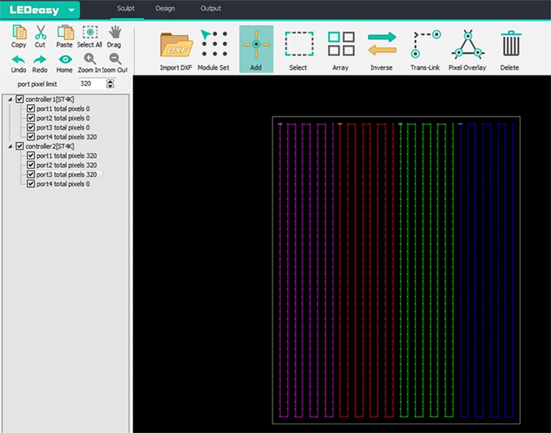 RGB sd карта светодиодный контроллер света 8x1024 пикселей Программируемый dmx rgb 8