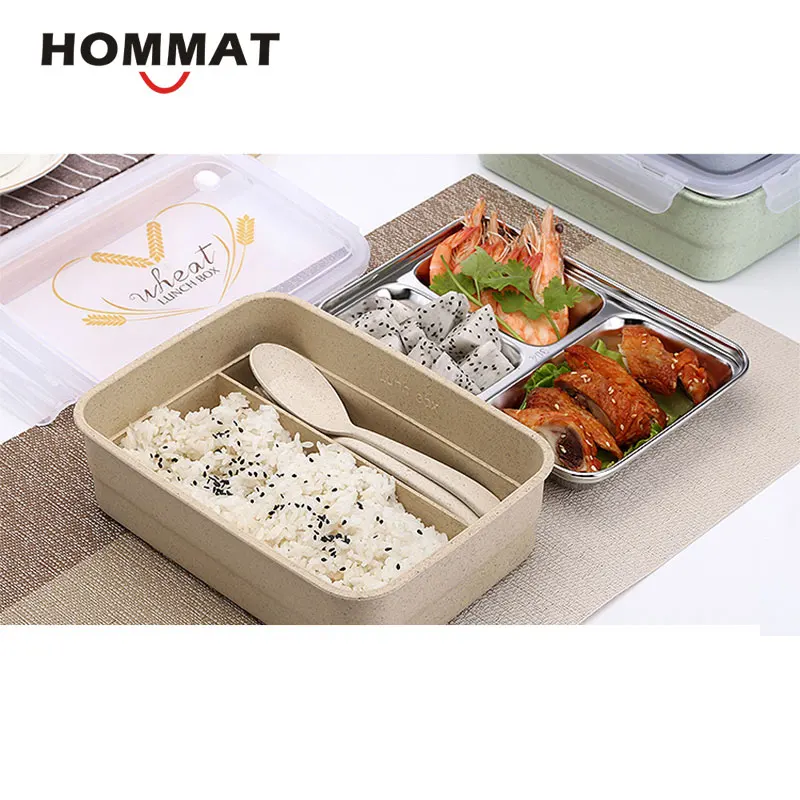 New Japanese Style 2 Layers Stainless Steel Heated Food Containers For