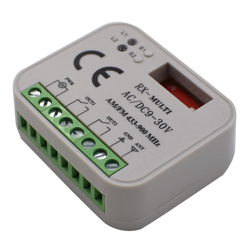 2-Channel Receiver replaces DITEC BIXLR12 BIXLR22 garage door remote control receiver