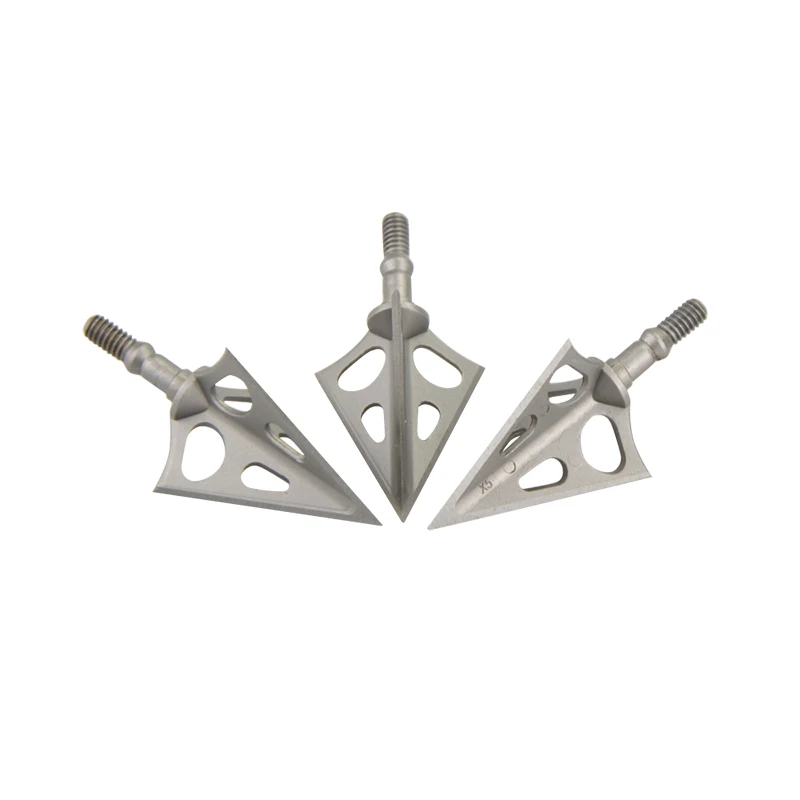 6pcs Archery Arrowheads Broadheads 3 Blade Hunting Arrow Tip Points for Crossbow Carbon Arrows Broadhead Arrow For Hunting C