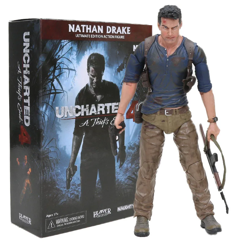 Неочаровательные 4 фигурки кражи NECA Натан Дрейк ПВХ экшн Фигурки Коллекционная