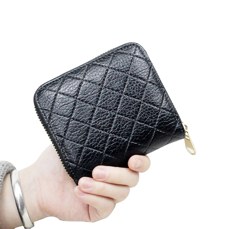 

Fashion Women Short Accordion Wallet PU Leather Lady Small Money Bag Zipper Coin Card Holders Clutch Coin Purse