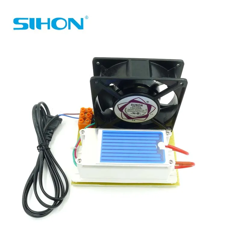 

Integrated 3500mg/h 110v/220v Ceramic Ozone Plate with Power Supply Ozone Generator Parts With Fan Cooling