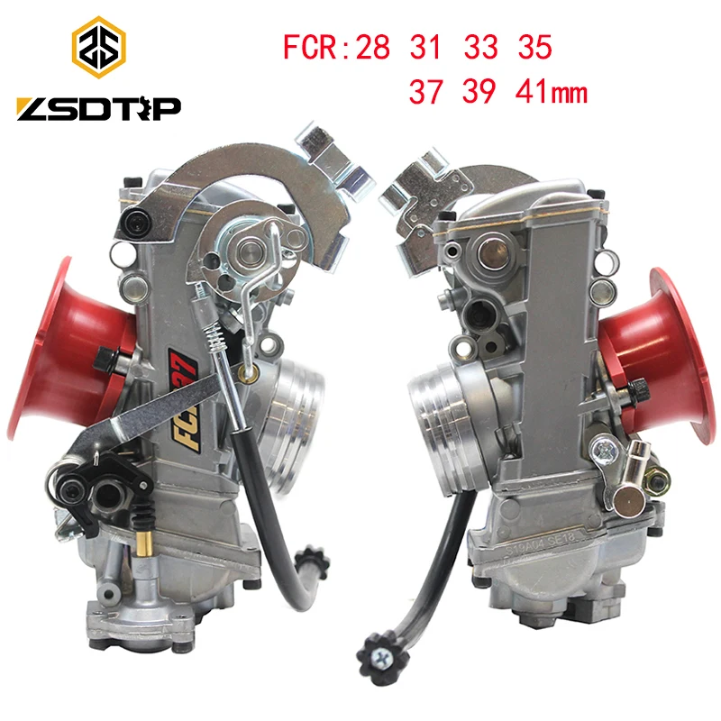 Карбюратор ZSDTRP FCR28 31 33 35 37 39 41 мм FCR Keihin FCR39 для CRF450/650 FS450 Husqvarna450 KTM Racing Motors хорошая
