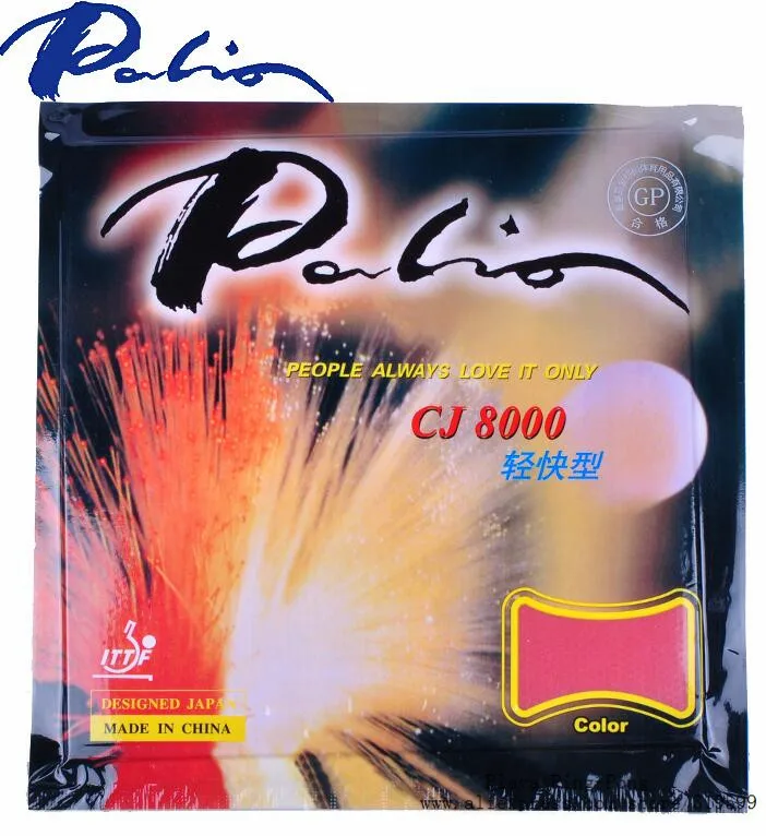 Palio CJ8000(2-Side Loop Тип Быстрый светильник типа пипсов-в настольный теннис/pingpong Резина с губкой(H36-46